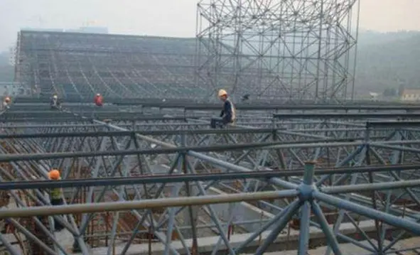 青铜峡干煤棚网架加工厂